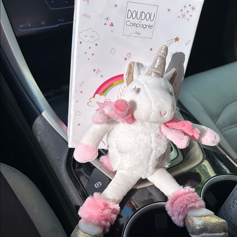 Pink Unicorn Plush Toy